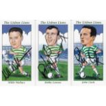 CELTIC 2000s: Autographed modern trade cards from a Celtic 1967 set by Philip Neill in 2001,