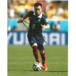 MATHIEU VALBUENA signed France 8x10 Photo. Good Condition. All autographs are genuine hand signed