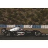 Motor Racing Alexander Wurz signed 12x8 colour photo pictured test driving for Mclaren in Formula