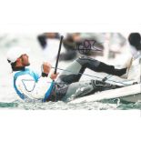 Olympics Pavlos Kagialis signed 6x4 colour photo of the bronze medallist in the Mens 470 sailing