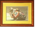 Motor Racing Neil McKenzie 14x11 signed colour photo mounted and framed to a high standard. Good