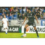 Football Mohamed Elneny signed 12x8 colour photo pictured playing for Besiktas in Turkey. Good