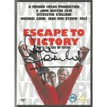 Football Ossie Ardiles signed Escape to Victory DVD sleeve disc included. Good Condition. All