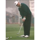 Mark James signed 10x7 colour photo pictured in action for Europe, Mark Hugh James (born 28