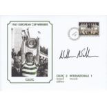 WILLIE WALLACE 1967: Autographed modern commemorative cover depicting Celtic's 1967 European Cup