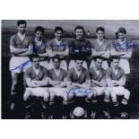 MAN UNITED 1958: Autographed 16 x 12 photo, depicting Manchester United's 1958 FA Cup Final team