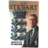 Cricket Alec Stewart signed hardback book titled A Captains Diary signature on the inside title