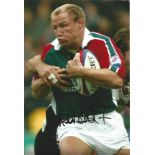 NEIL BACK signed Leicester Tigers Rugby 8x12 Photo. Good Condition. All autographs are genuine