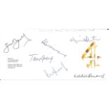 Cricket multi signed Channel 4 2005 Commentary team page 6 fantastic signatures could be clipped