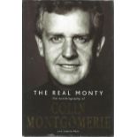 Golf Colin Montgomerie signed hardback book titled The Real Monty signature in the inside title