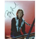Barry Manilow Singer Signed 8x10 Photo. Good Condition. All autographs are genuine hand signed and