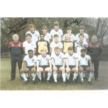 England U-21 1984, Football Autographed 12 X 8 Photo, A Superb Image Depicting England's U-21
