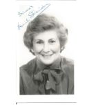 Dinah Sheridan signed 6 x 4 inch b/w photo. Good Condition. All autographs are genuine hand signed