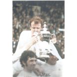 John Giles 1972, Football Autographed 12 X 8 Photo, A Superb Image Depicting Leeds United's