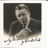 Seymour Hicks signed 2x2 black and white photo. Good Condition. All autographs are genuine hand