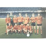 Paul Hegarty 1984, Football Autographed 12 X 8 Photo, A Superb Image Depicting Dundee United Players