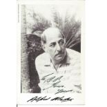 Alfred Marks signed 6 x 4 inch b/w photo. Good Condition. All autographs are genuine hand signed and