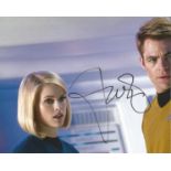 Alice Eve signed 10x8 colour photo pictured in her role from Star Trek Into Darkness. Alice Sophia