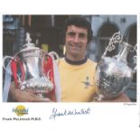 Frank Mclintock MBE signed 10x8 colour autographed editions photo. Biography on reverse. Good
