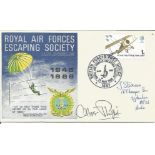 Oliver Philpot signed RAF escaping society cover. Good Condition. All autographs are genuine hand