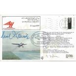 Erich Warsitz signed cover. 1906-1983. First man to fly jet aircraft in a Heinkel. HE178 on 27/8/