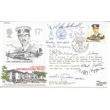WW2 Battle of Britain multiple signed Lord Dowding RAF cover. Signed by nine fighter pilots R
