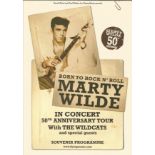 Music Jet Harris signed souvenir programme for the Marty Wilde show. Good Condition. All