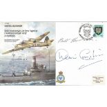 Dennis Compton and Bill Edrich signed Bristol Blenheim cover. Good Condition. All autographs are
