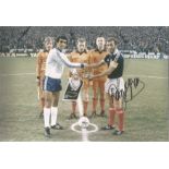 Danny Mcgrain 1981, Football Autographed 12 X 8 Photo, A Superb Image Depicting The Scotland Captain