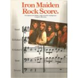 Iron Maiden Rock score booklet. UNSIGNED. Good Condition. All autographs are genuine hand signed and