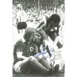 Tony Currie 1975, Football Autographed 12 X 8 Photo, A Superb Image Depicting The Moment When