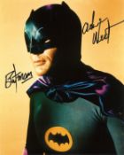 Adam West signed 10x8 colour Batman photo. William West Anderson, known professionally as Adam West,