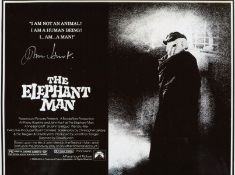 John Hurt signed 16x12 The Elephant Man black and white movie promo photo. Sir John Vincent Hurt CBE