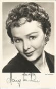 Mary Parker signed 6x4 black and white vintage photo. Mary Parker born Mary Frances Roberson; August