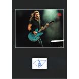 Dave Grohl 16x12 Genuine Authentic Signed Autograph Display. High Quality Professionally Mounted.