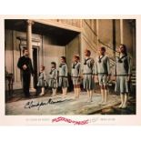 Christopher Plummer signed 14x10 The Sound of Music colour photo. Arthur Christopher Orme Plummer CC