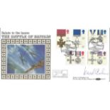 WW2 617 Sqn CO Leonard Cheshire VC signed Benham official 1990 Gallantry FDC, comm. 50th ann