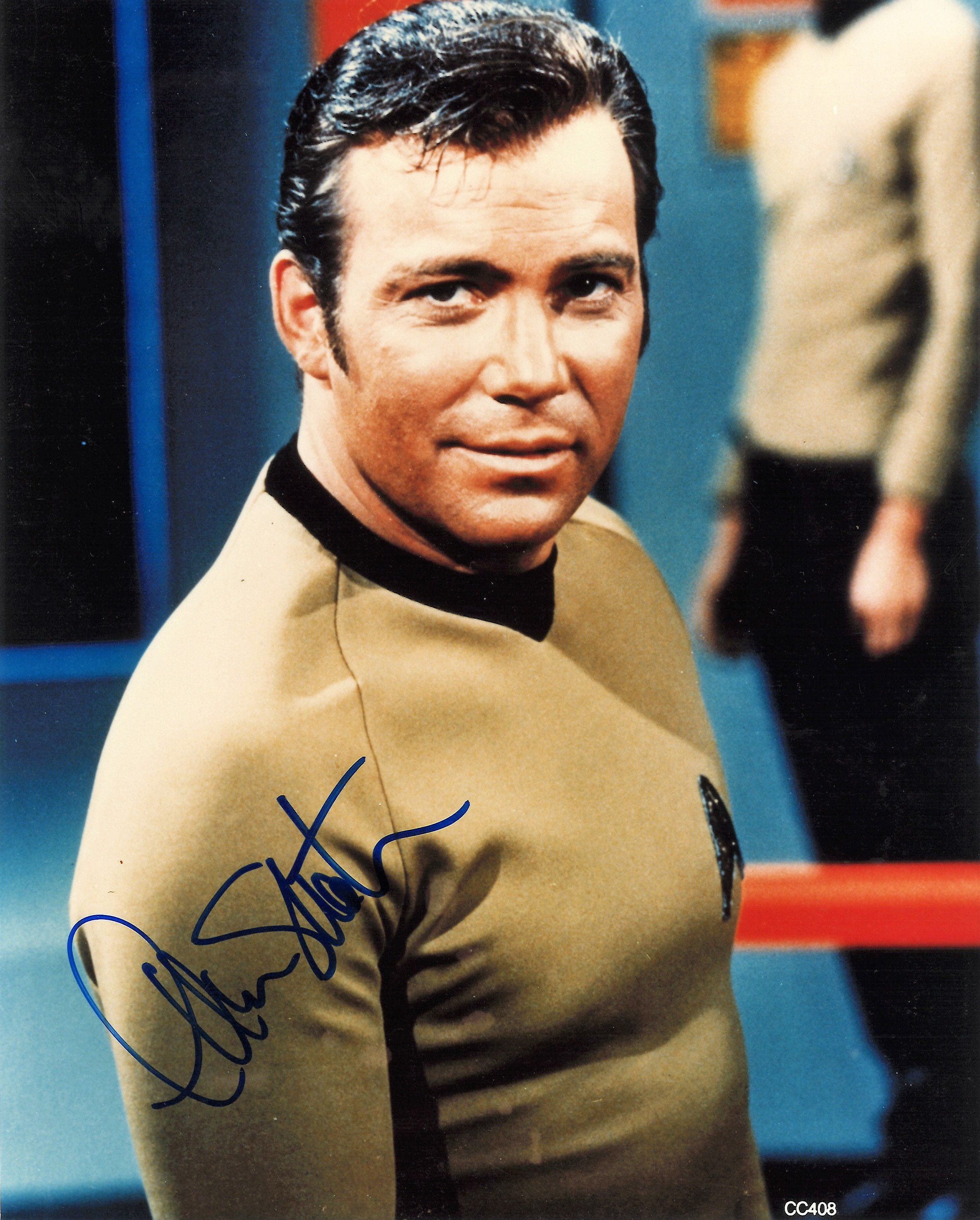 William Shatner signed 10x8 Star Trek colour photo. William Shatner OC born March 22, 1931, is a