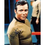 William Shatner signed 10x8 Star Trek colour photo. William Shatner OC born March 22, 1931, is a