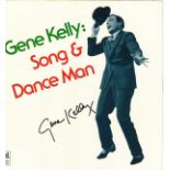 Gene Kelly signed Song and Dance Man 33rpm record sleeve includes vinyl record. Eugene Curran