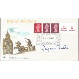 Margaret Thatcher signed FDC Great Britain PM 16 Jan 1980 Winsor Berks. Good Condition. All