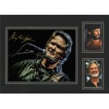 Kris Kristofferson 16x12 Genuine Authentic Signed Autograph Display. High Quality Professionally