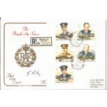 George Cross winner G Riley GC signed 1986 RAF FDC with Bristol CDS postmark. Good Condition. All