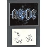 ACDC multi signed 16x12 Genuine Authentic Signed Autograph Display signatures include Phil Rudd,