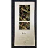 Ronnie Corbett signed Handles for Forks ! Lithograph picturing the icon scene starring the Two