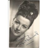 Margaret Lockwood signed 6x4 black and white vintage photo. Margaret Lockwood, CBE 15 September 1916