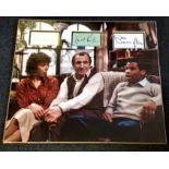 Leonard Rossiter, Frances del a Tour and Don Warrington Rising Damp Genuine Authentic Signed