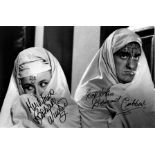 Barbara Windsor and Bernard Cribbins signed 12x8 black and white photo. Dame Barbara Windsor, DBE