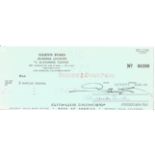 Glen Ford signed Bank of America cheque dated 11/15/73. Gwyllyn Samuel Newton Glenn Ford May 1, 1916