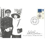 Dr A. R. C Butson GC signed GC commemorative FDC PM City of Westminster SW1 11th Sept 1990.